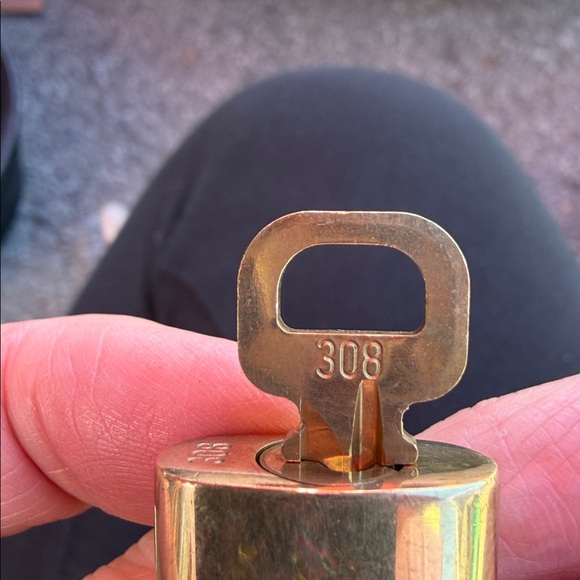 Authentic “Louis Vuitton” lock 🔐 and Key - Picture 3 of 4